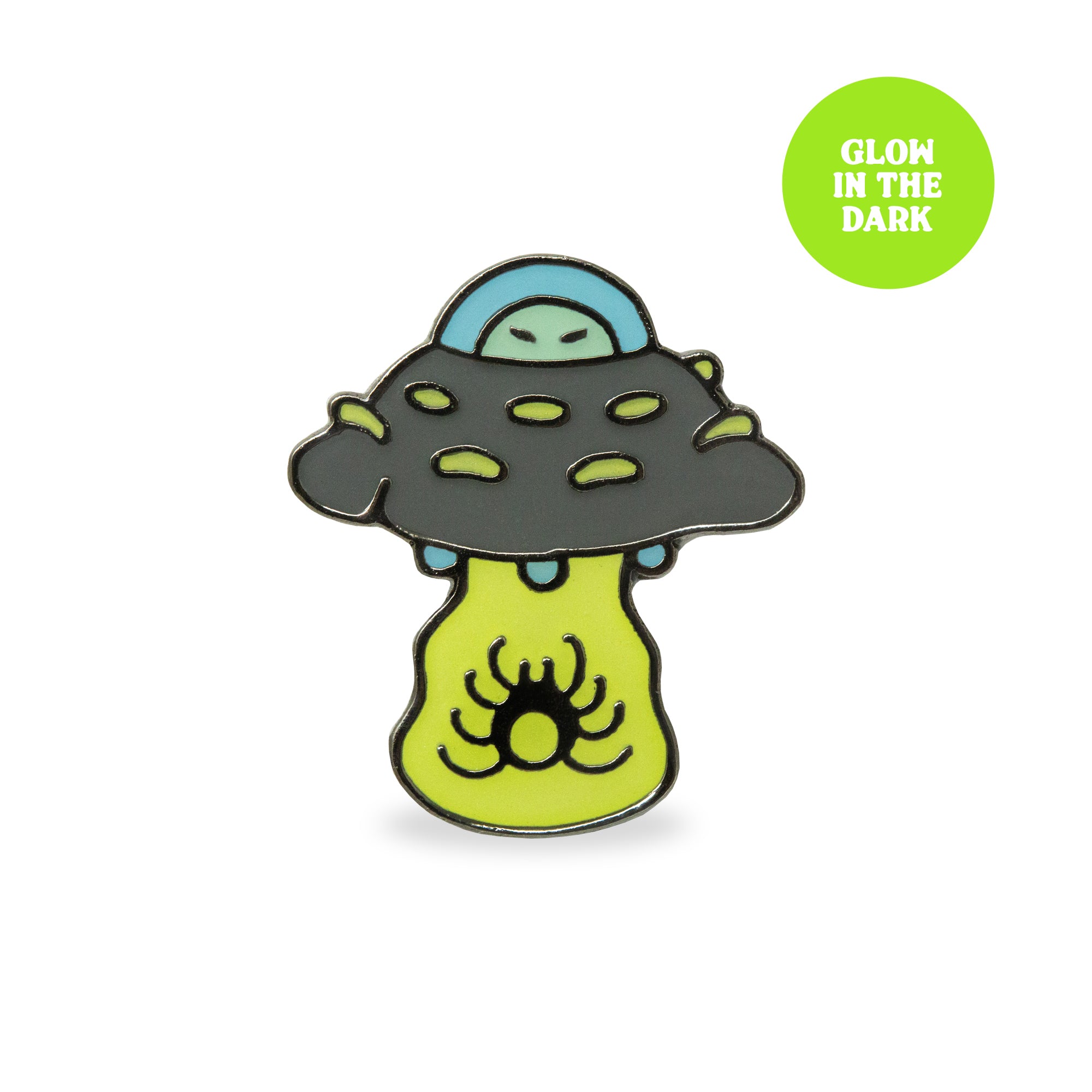 Mushroom UFO Pin – Mean Folk