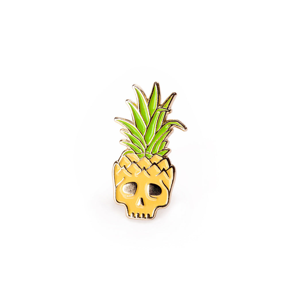 Pineapple Skull Pin