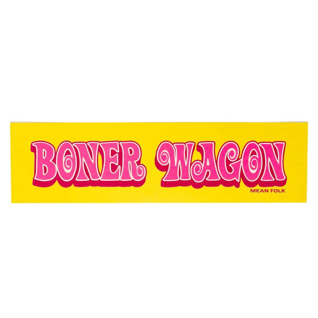 Boner Wagon Bumper Sticker