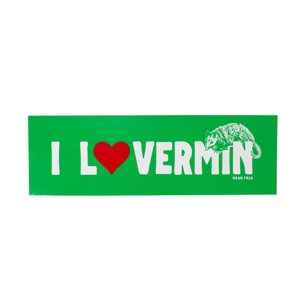 Vermin Bumper Sticker